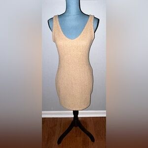 Fitted Tank Dress Nubby Sweater Material Size Small By Wild Fable